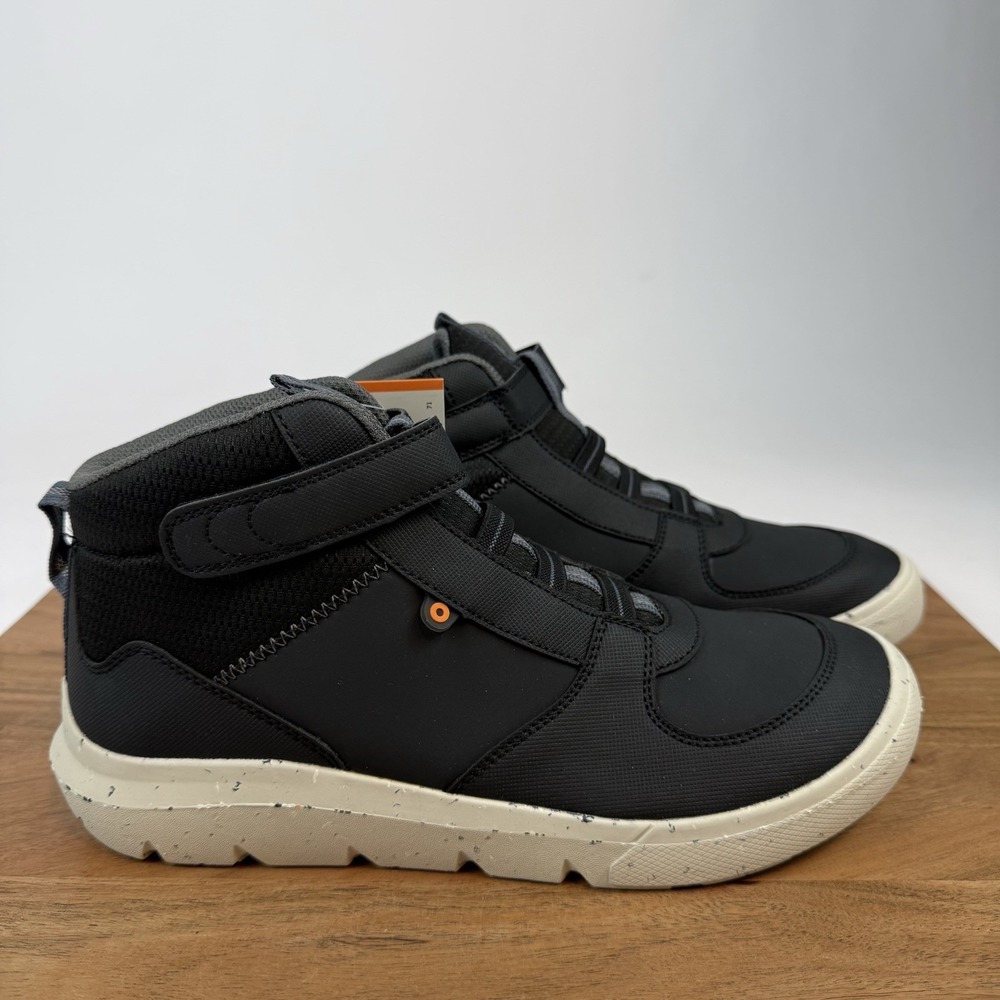 New‎ Big Kids Childrens Bogs Skyline Tall Black Water Resistant Sneakers Sz 6 Y